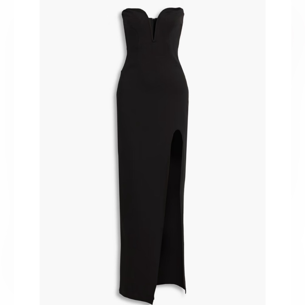 Nicholas Strapless cady gown